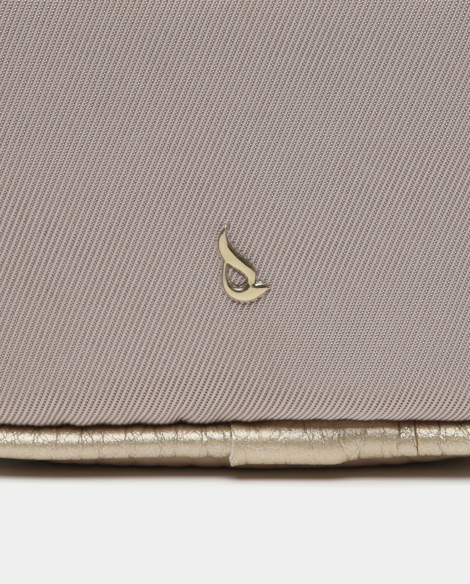 Bolso para el móvil en materiales reciclados beige - Imagen 7