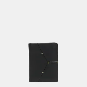 Cartera de hombre de piel con protección RFID en negro