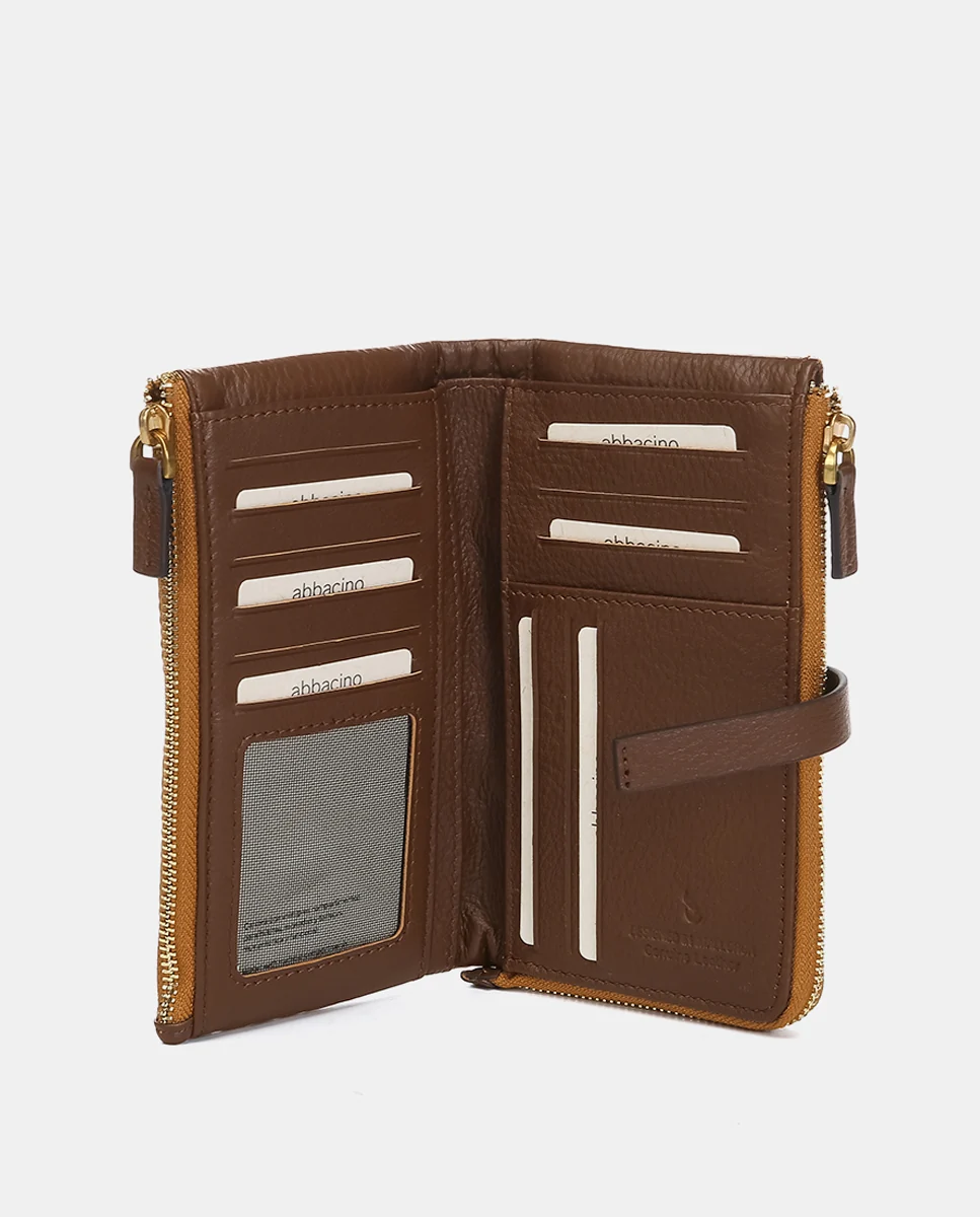 Cartera grande en nylon ámbar - Imagen 3