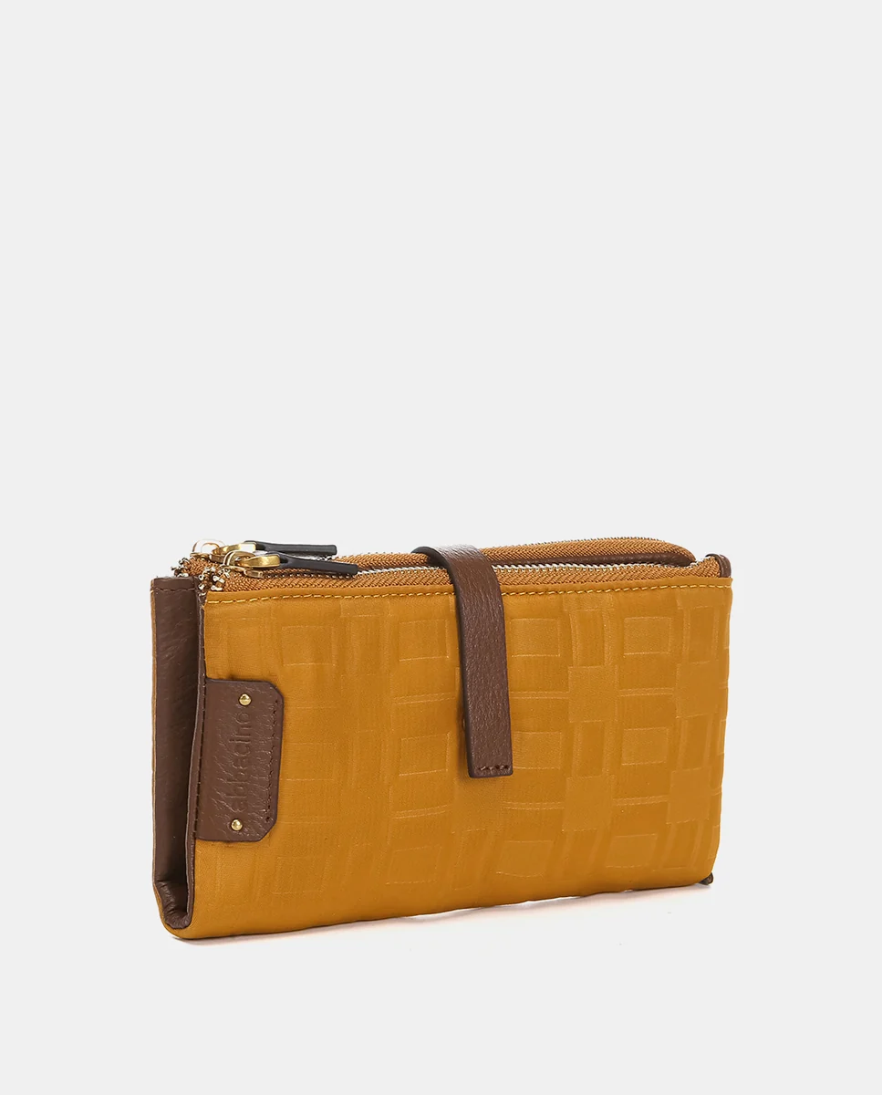 Cartera grande en nylon ámbar - Imagen 5