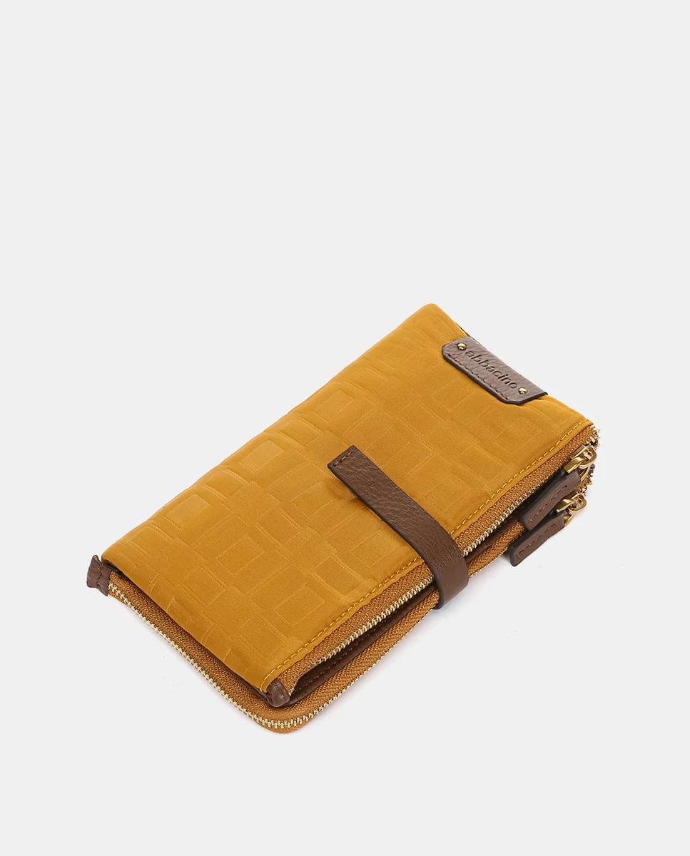 Cartera grande en nylon ámbar - Imagen 6