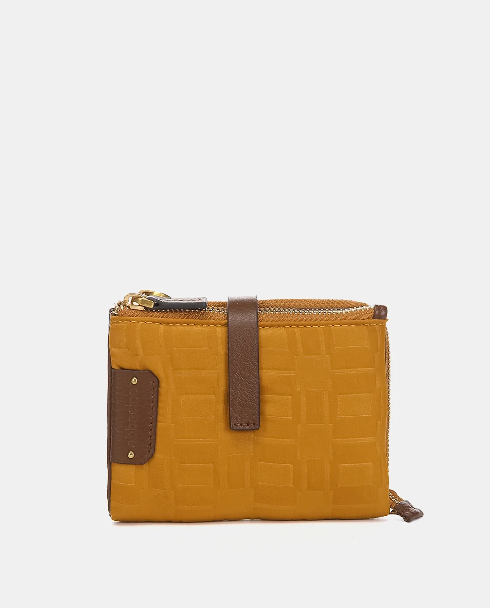 Cartera pequeña en nylon ámbar - Imagen 2