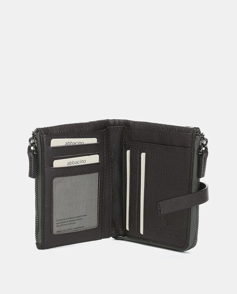 Cartera pequeña en nylon verde - Imagen 3