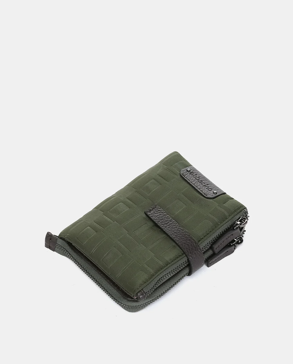 Cartera pequeña en nylon verde - Imagen 6