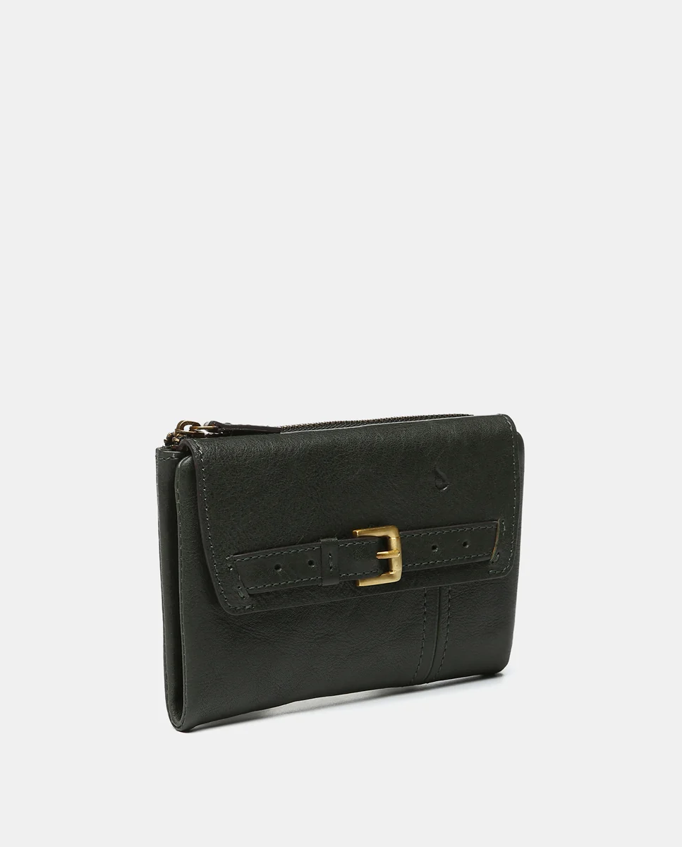 Cartera mediana en piel verde - Imagen 5