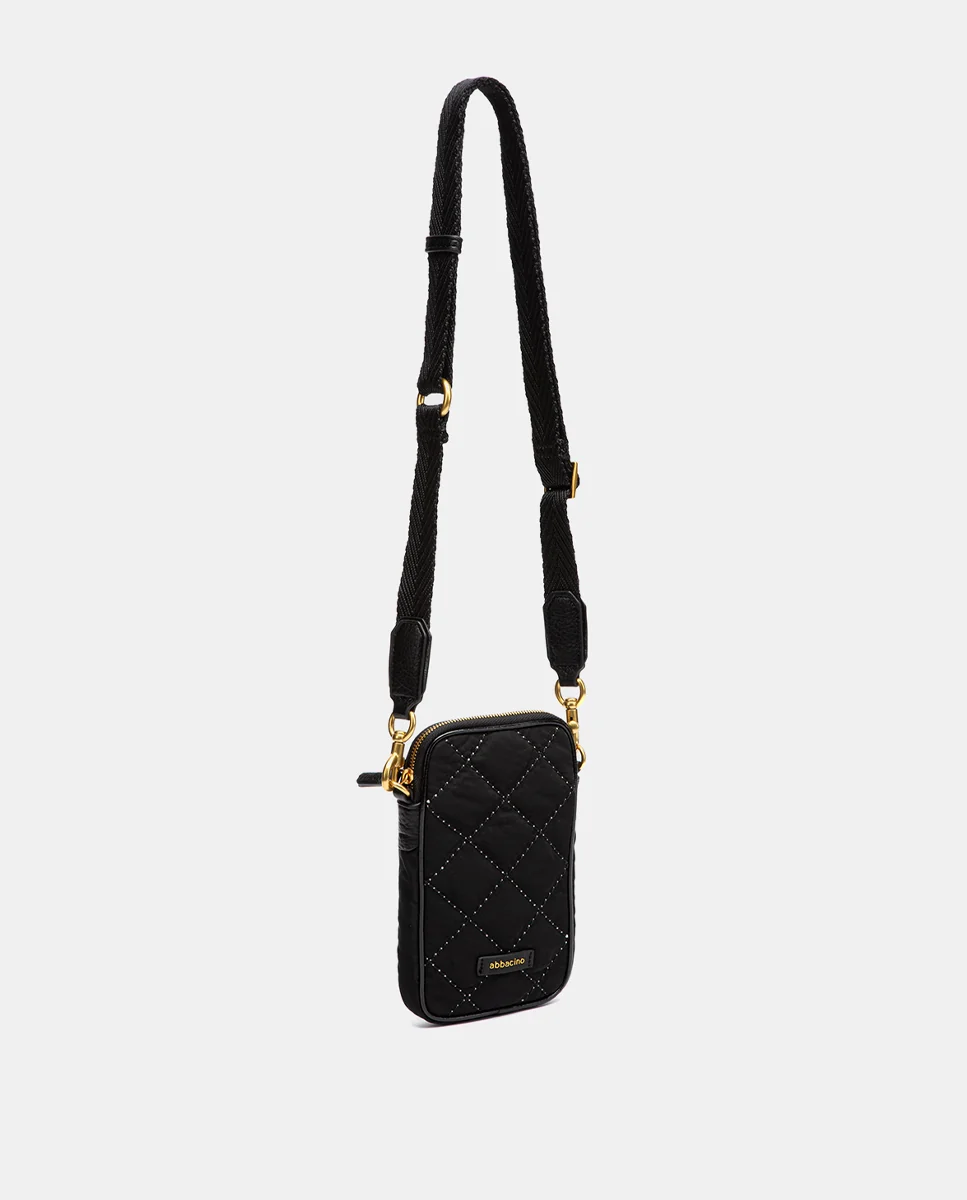 Bolso para móvil acolchado negro - Imagen 3