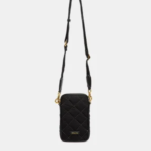 Bolso para móvil acolchado negro
