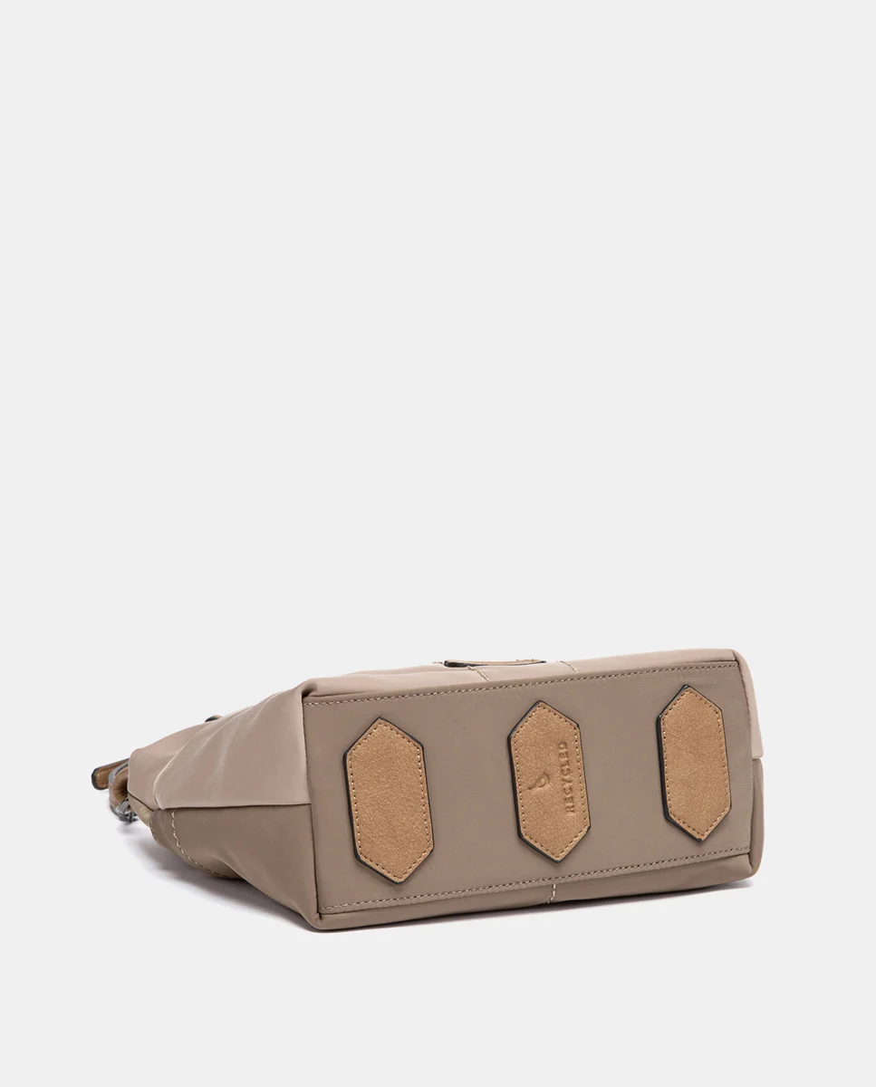 Organizador en materiales reciclados beige - Imagen 5