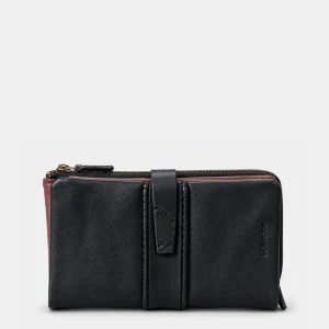 Cartera grande de mujer en piel negra