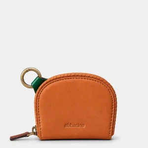 Monedero de mujer en piel cognac
