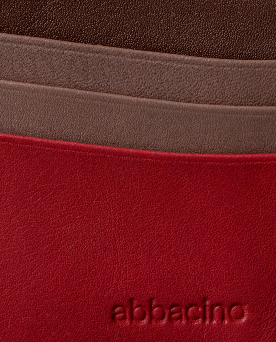 Tarjetero de mujer en piel rojo - Imagen 7