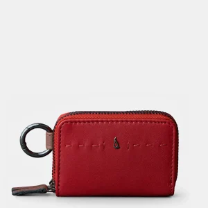 Monedero de mujer en piel rojo
