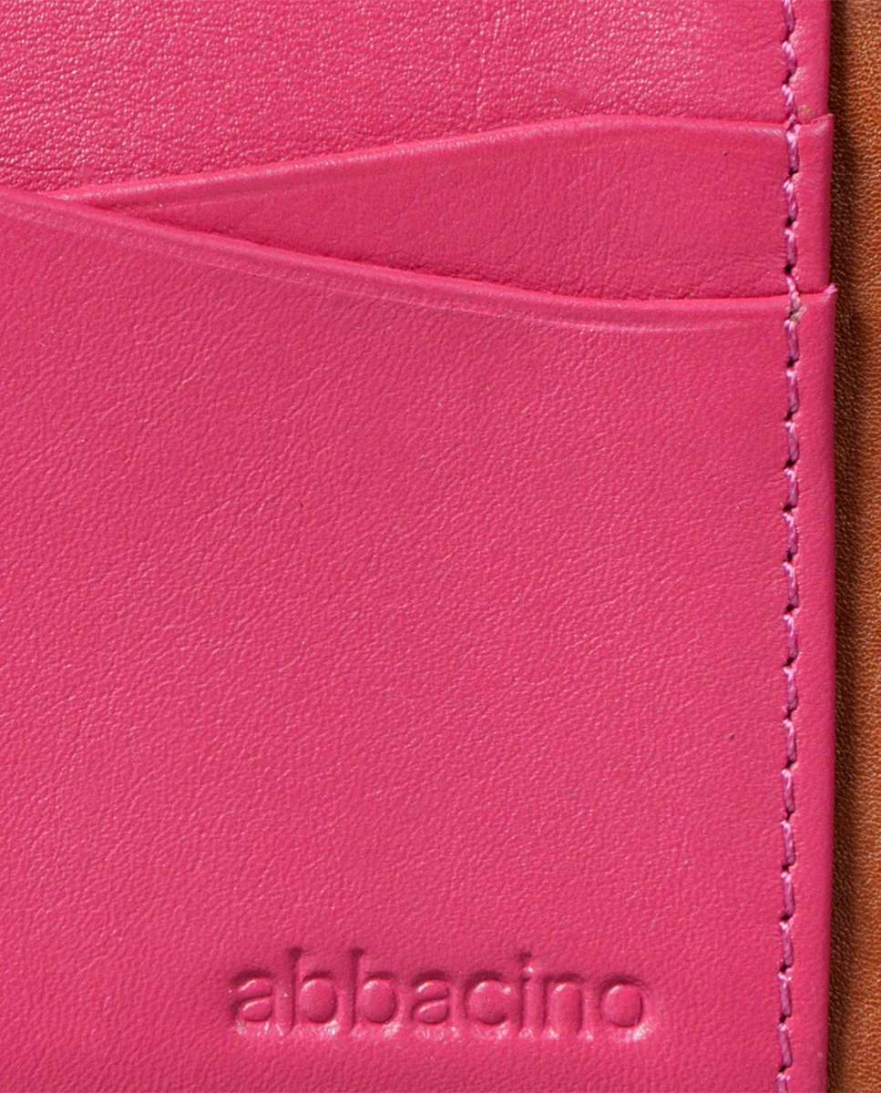Tarjetero de mujer en piel fucsia - Imagen 7