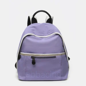 Mochila de mujer en tejidos reciclados lavanda
