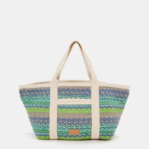 Bolsa de playa en tonos verdes