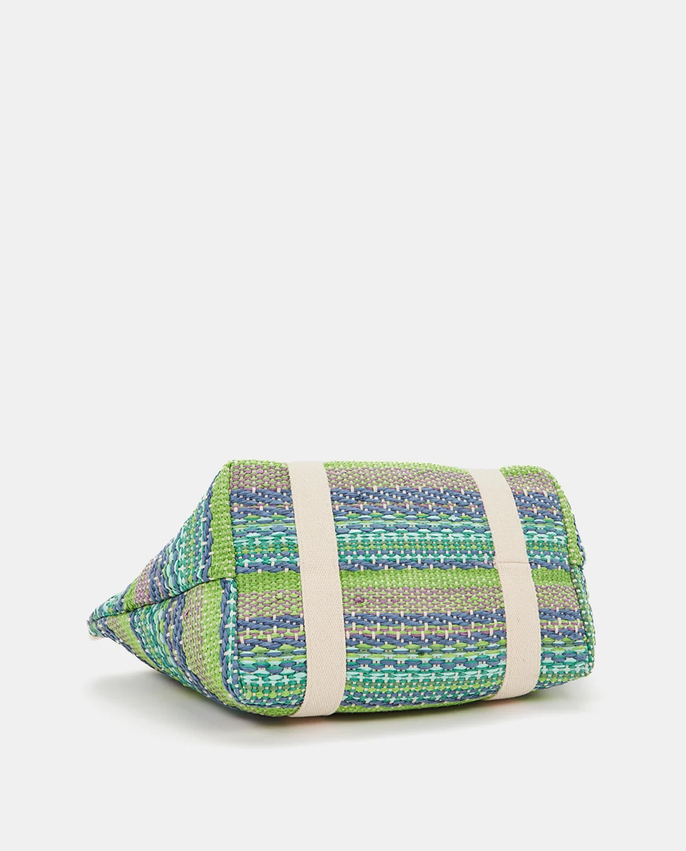 Bolsa de playa en tonos verdes - Imagen 5