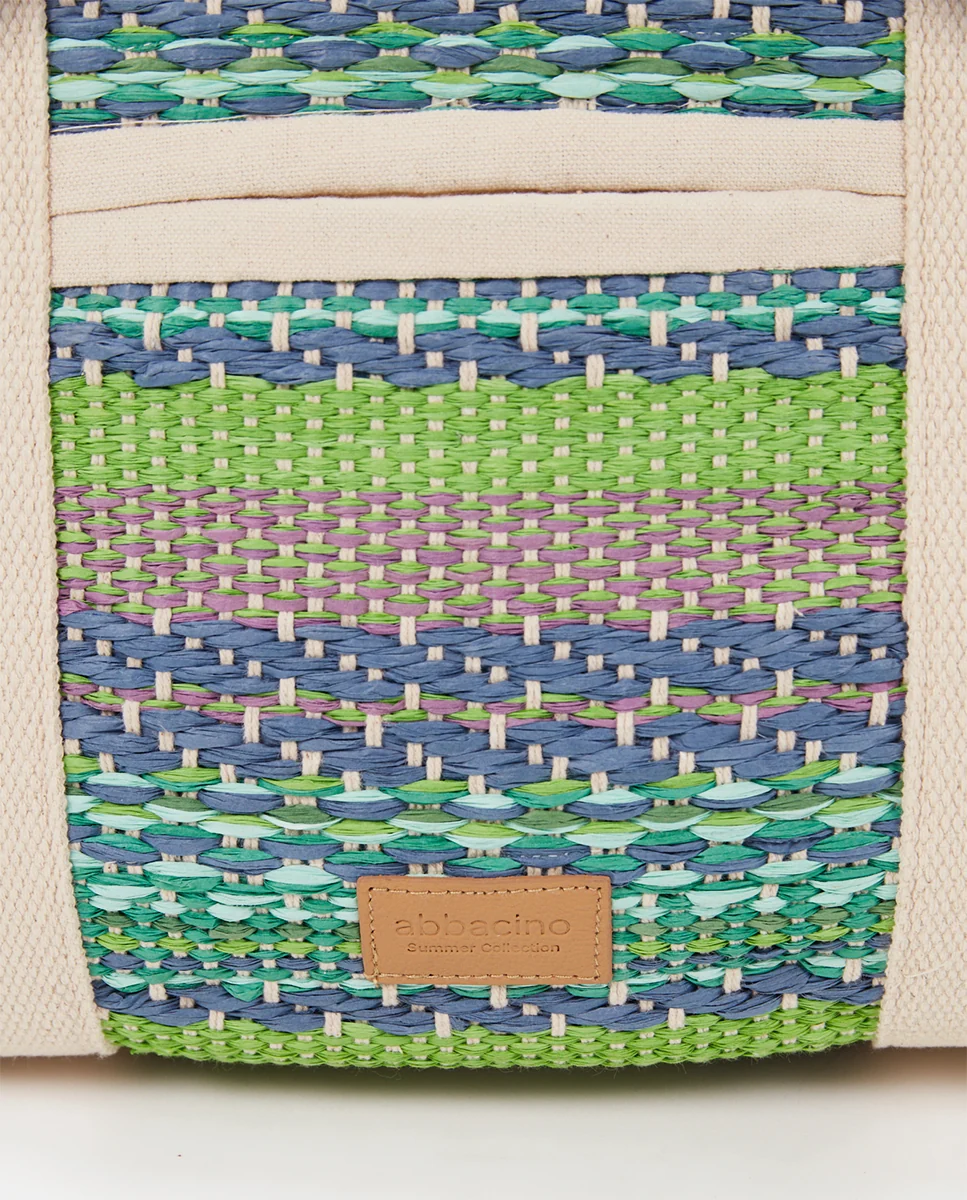 Bolsa de playa en tonos verdes - Imagen 7