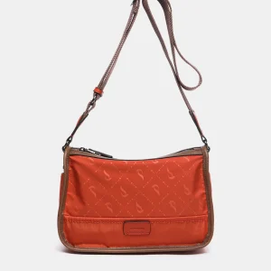 Bandolera en materiales reciclados naranja