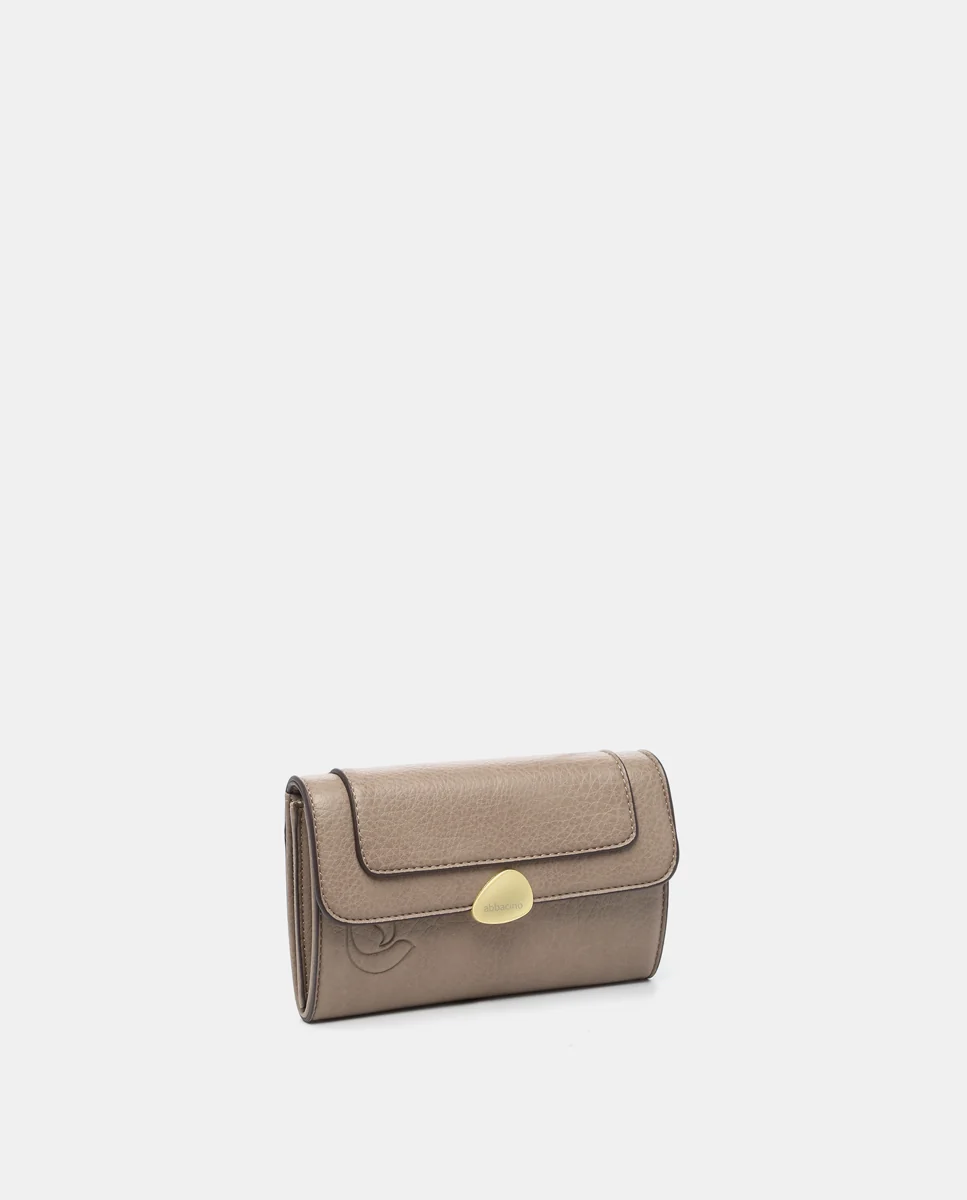 Bandolera en materiales reciclados taupe - Imagen 3