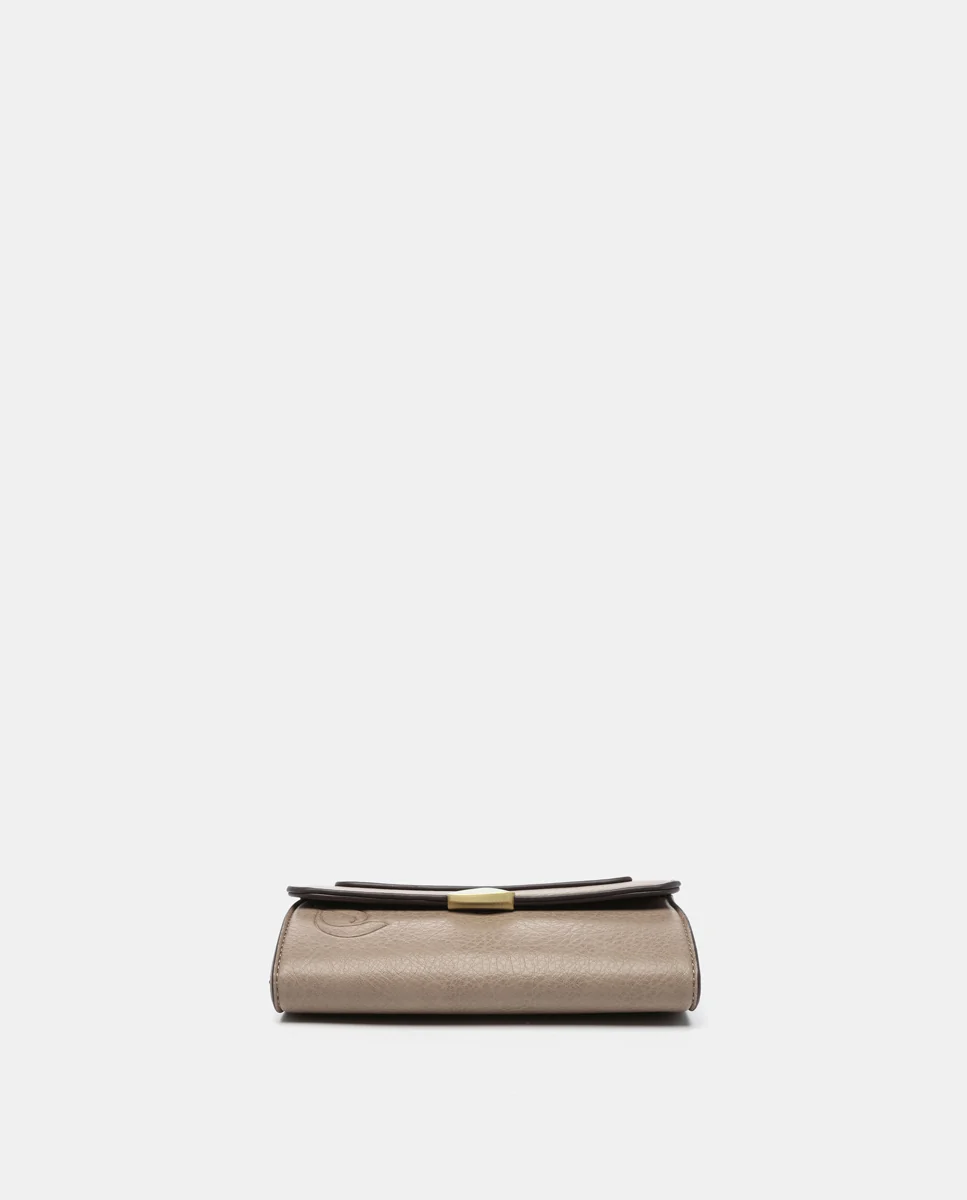 Bandolera en materiales reciclados taupe - Imagen 7