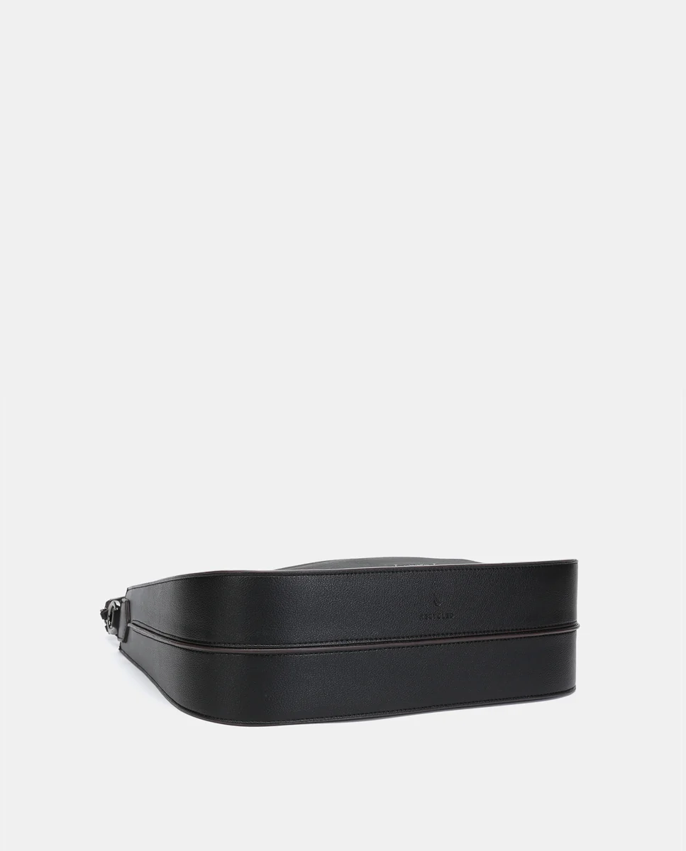 Bolso de hombro en materiales reciclados negro - Imagen 7
