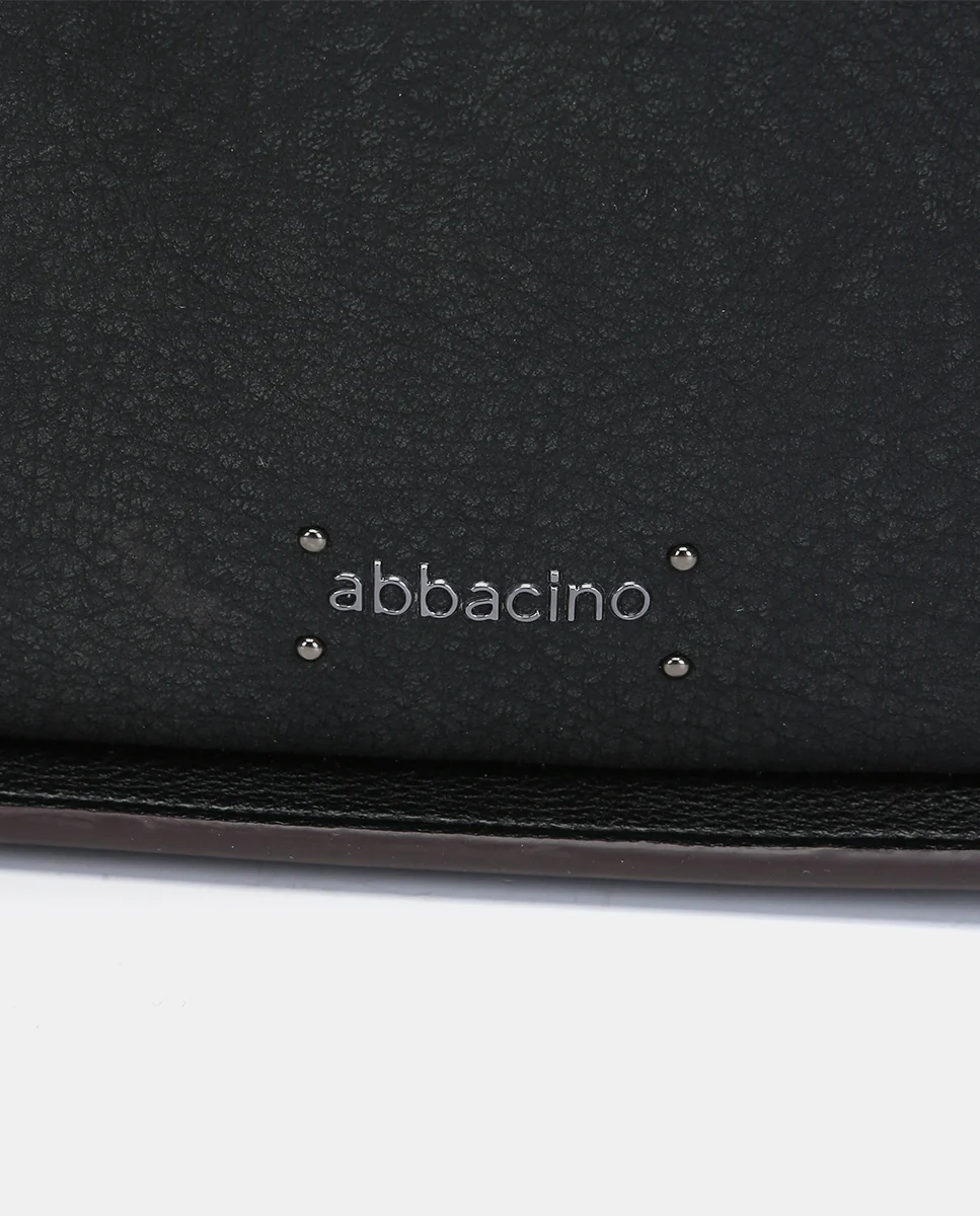 Bolso de hombro en materiales reciclados negro - Imagen 8