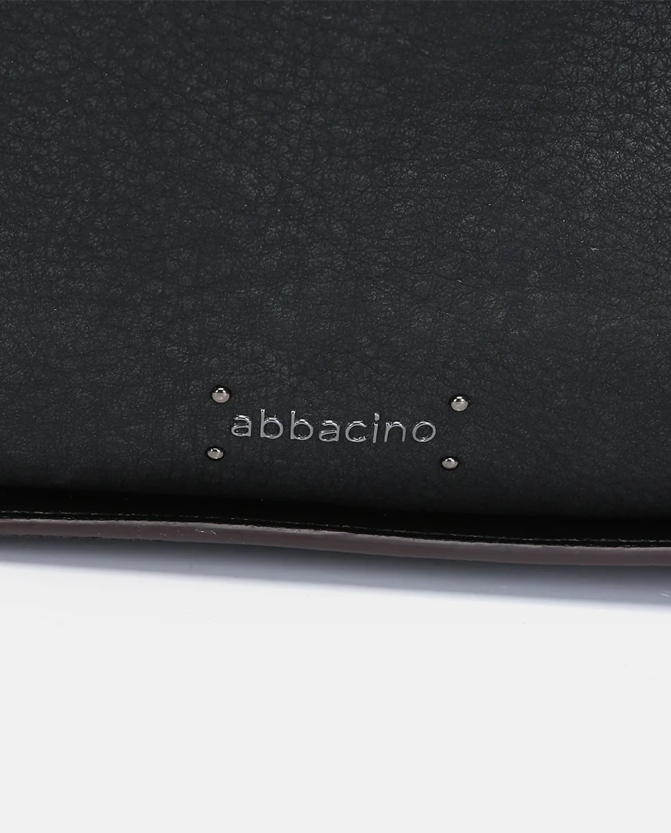 Bolso de hombro pequeño en materiales reciclados negro - Imagen 8