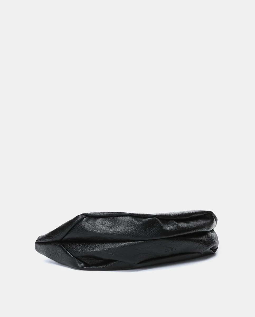 Bolso de mano en materiales reciclados negro - Imagen 5