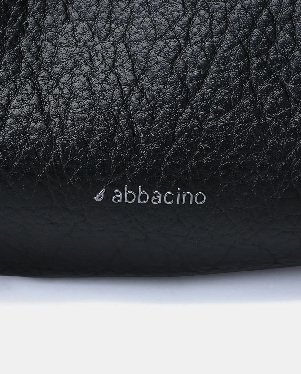 Bolso de mano en materiales reciclados negro - Imagen 7