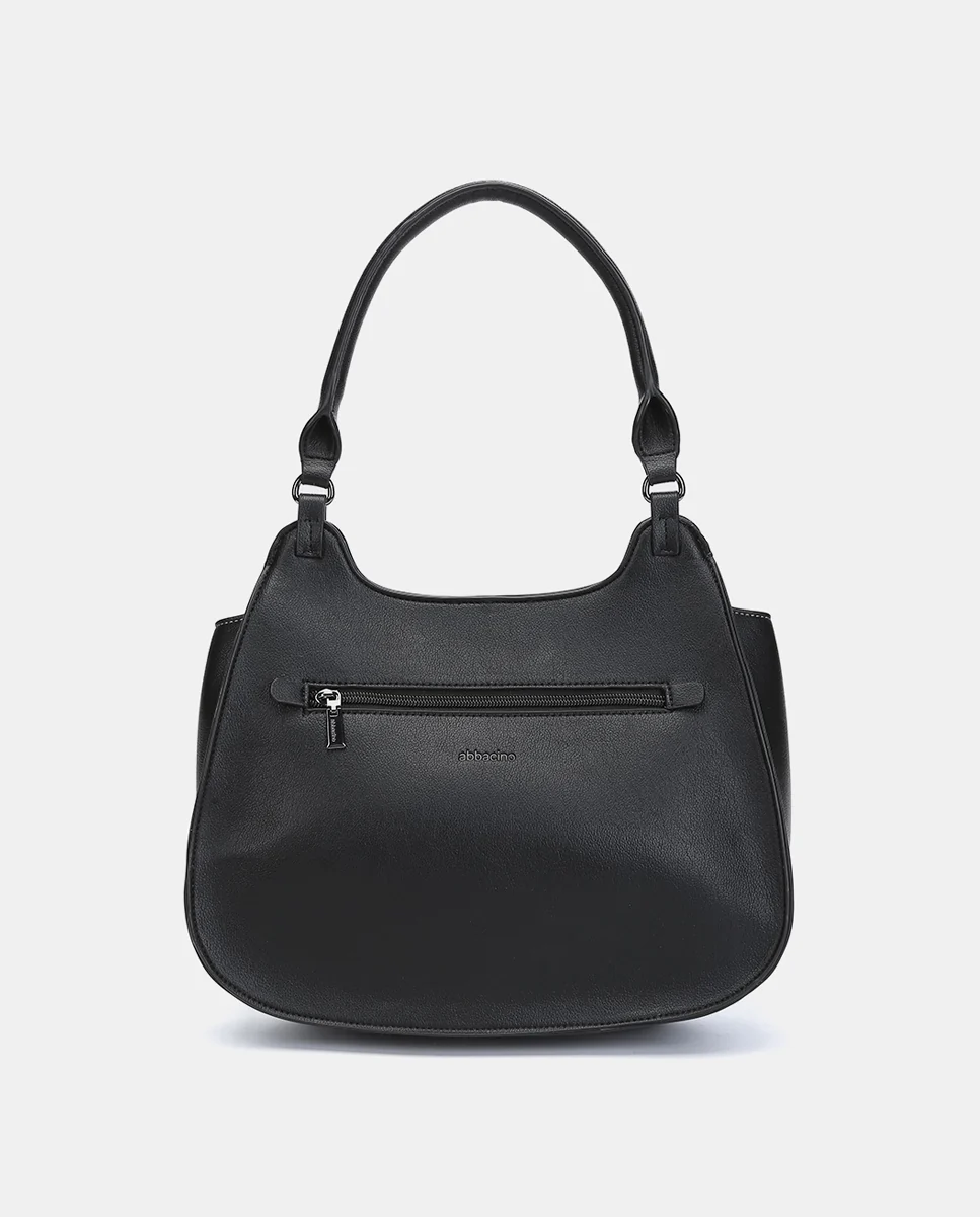 Bolso de hombro en materiales reciclados azul - Imagen 4
