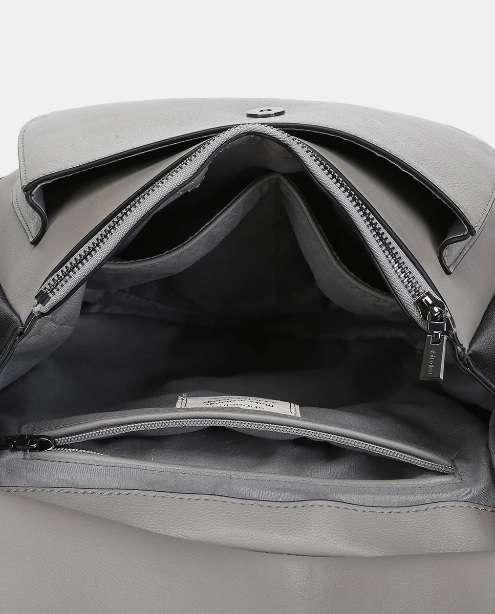 Bolso de hombro en materiales reciclados azul - Imagen 7