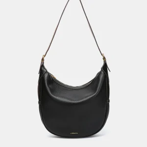 Bolso de hombro en materiales reciclados negro
