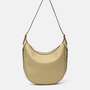 Bolso de hombro en materiales reciclados amarillo