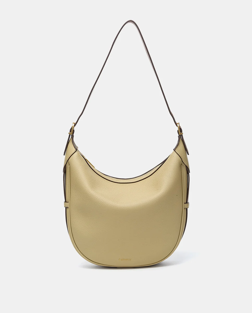 Bolso de hombro en materiales reciclados amarillo - Imagen 2