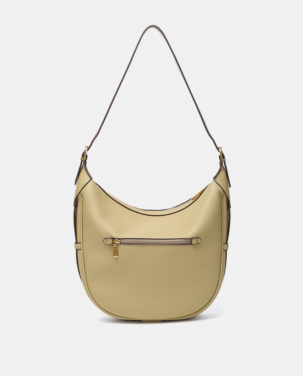 Bolso de hombro en materiales reciclados amarillo - Imagen 5