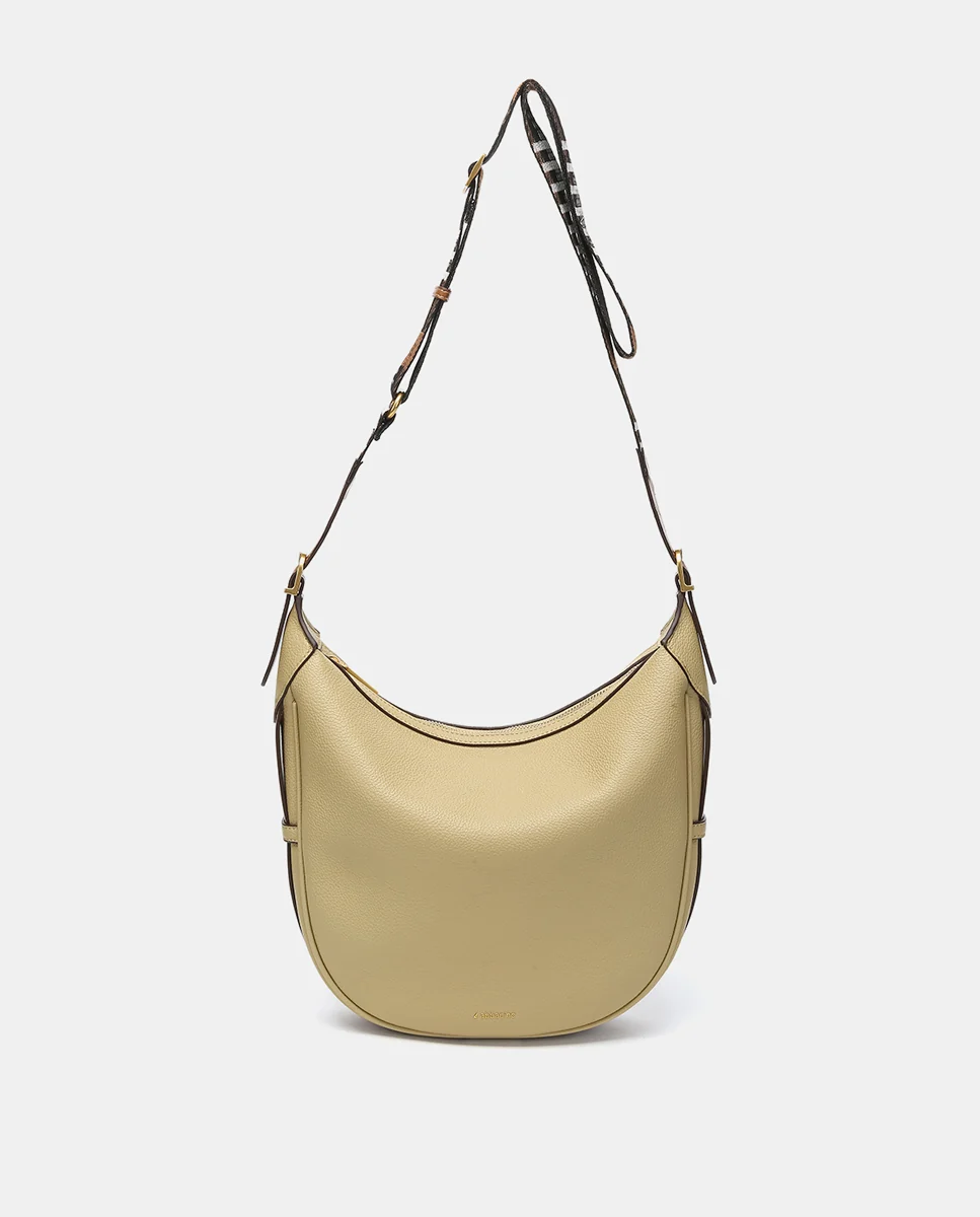 Bolso de hombro en materiales reciclados amarillo - Imagen 6