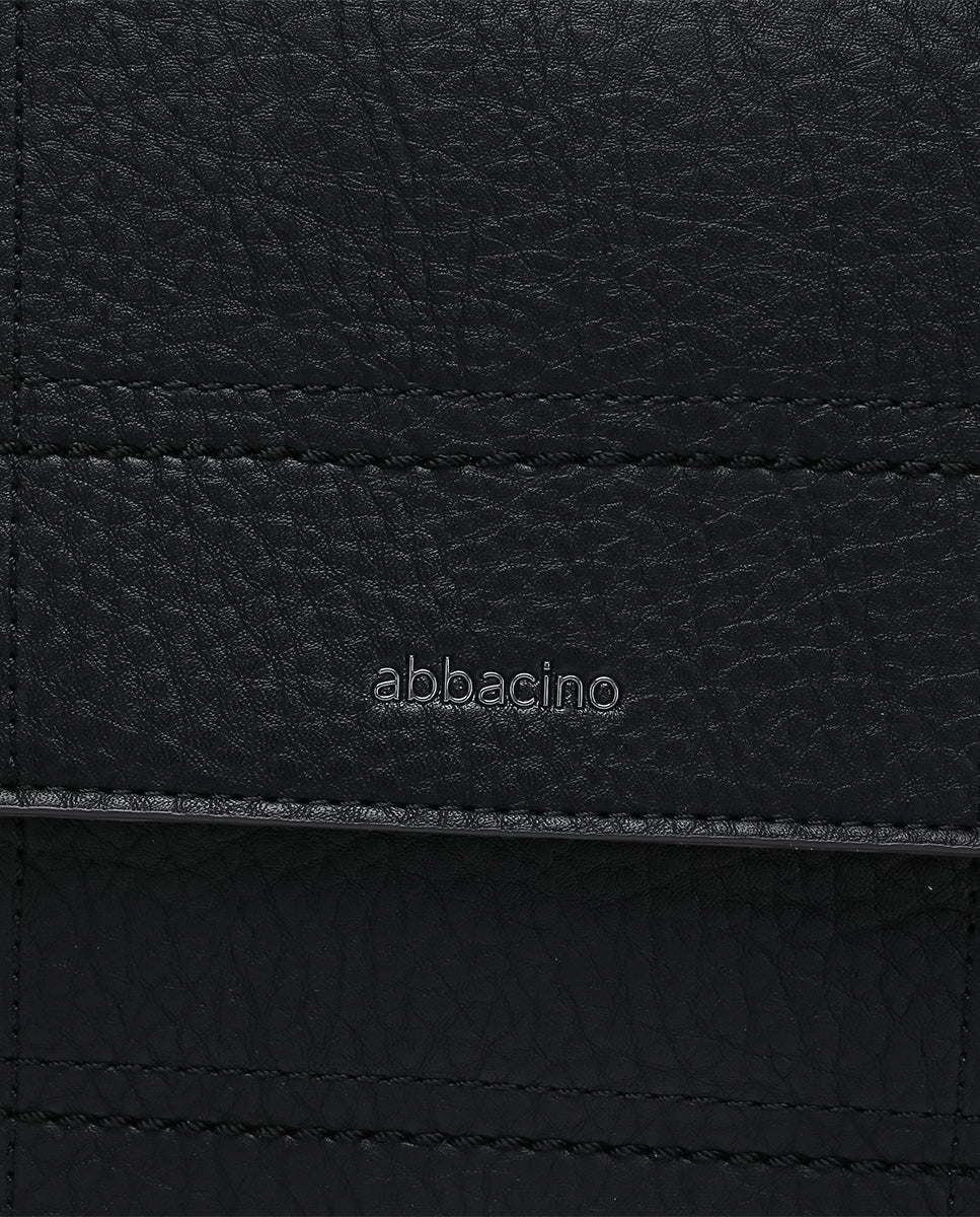 Bolso de hombro en materiales reciclados negro - Imagen 8
