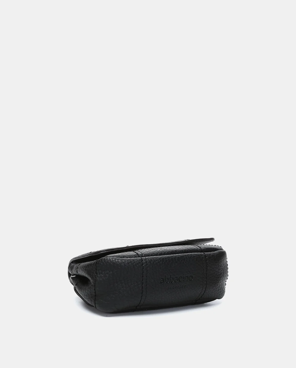 Bolso de hombro pequeño en materiales reciclados negro - Imagen 6