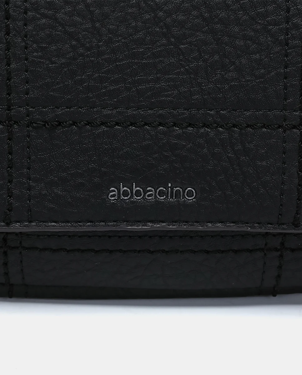 Bolso de hombro pequeño en materiales reciclados negro - Imagen 8