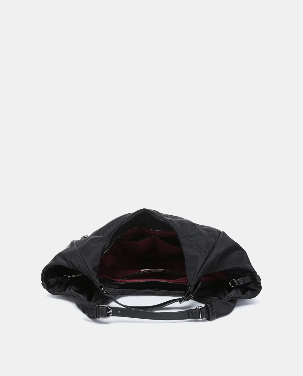 Bolso de hombro en materiales reciclados negro - Imagen 6