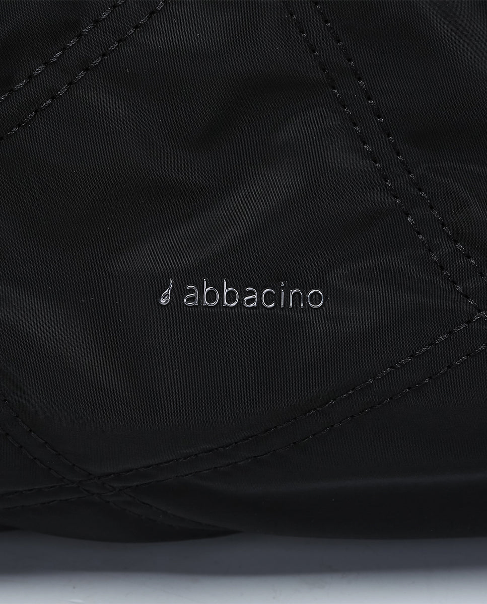 Bolso de hombro en materiales reciclados negro - Imagen 7