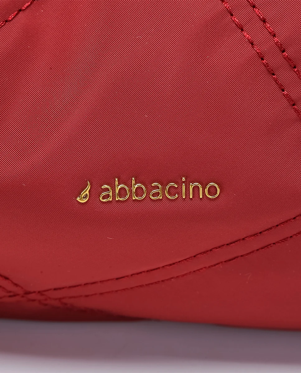 Bolso de hombro en materiales reciclados rojo - Imagen 7