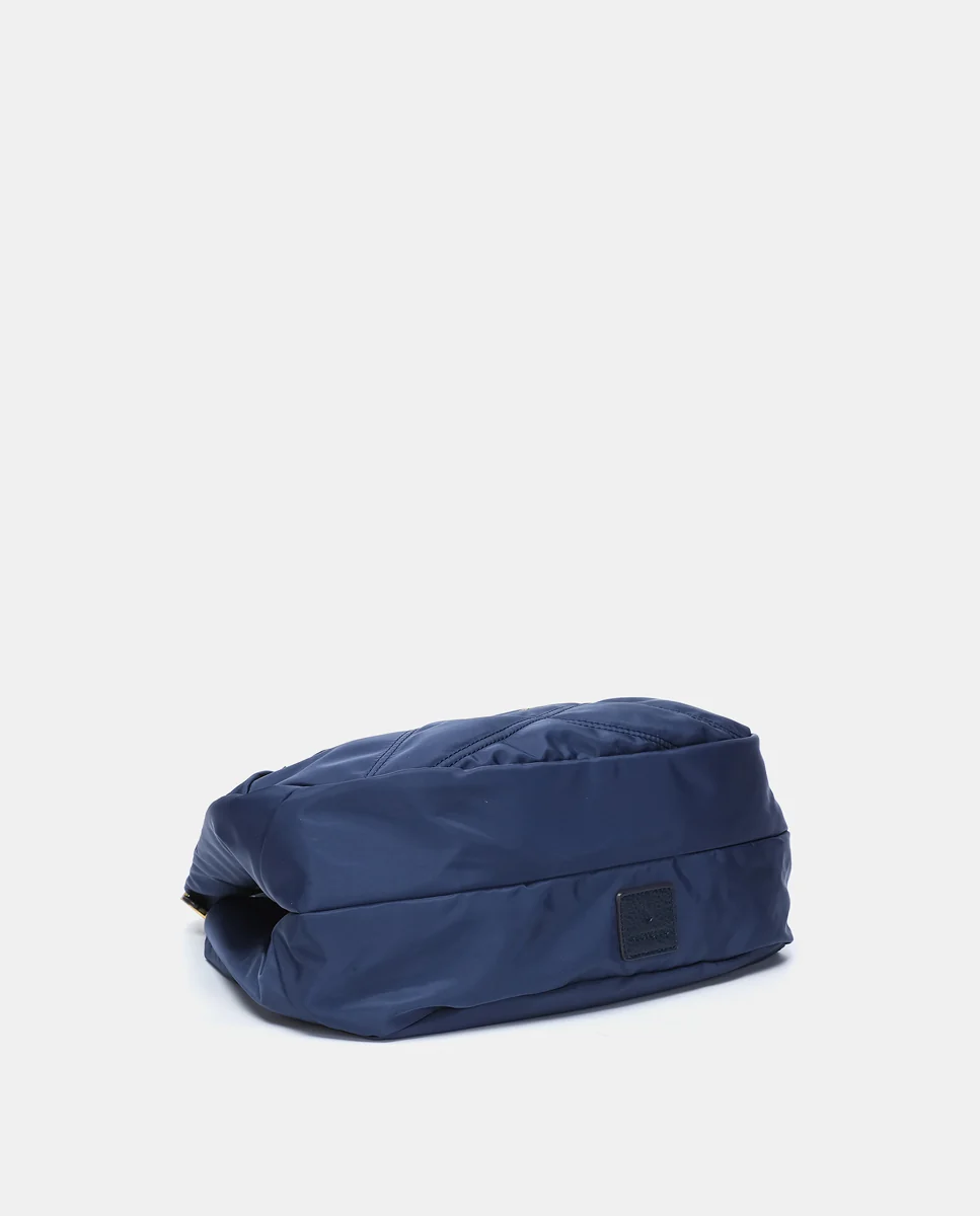 Bolso de hombro en materiales reciclados azul - Imagen 5