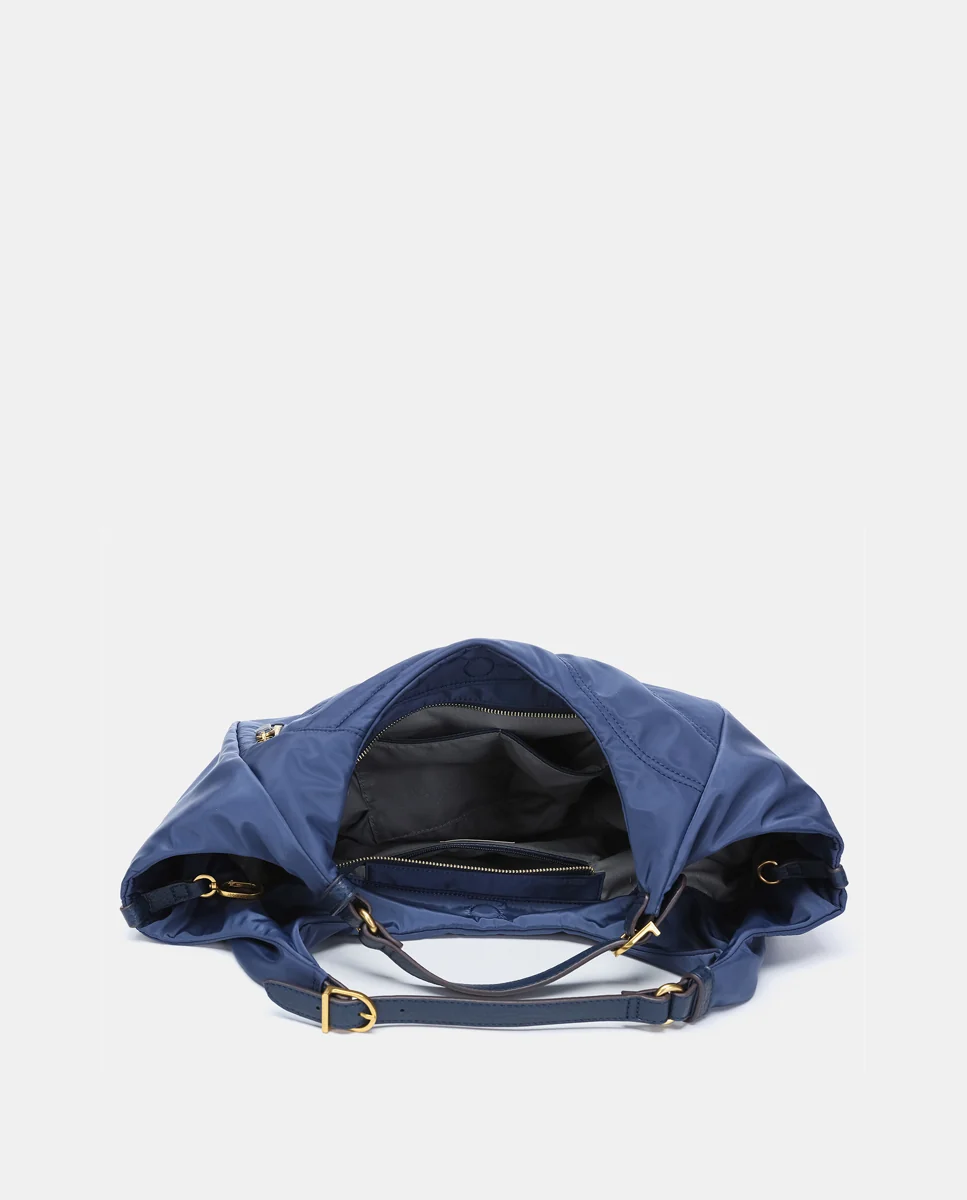 Bolso de hombro en materiales reciclados azul - Imagen 6