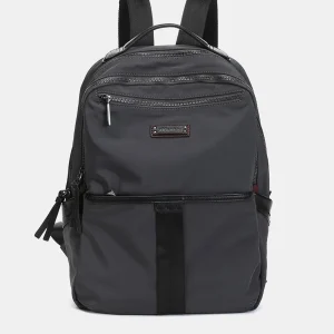 Mochila en materiales reciclados gris