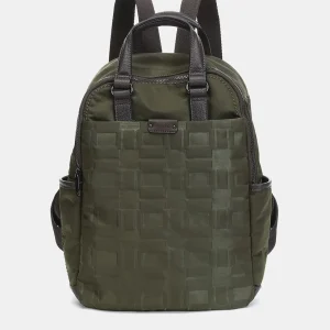 Mochila en nylon reciclado verde