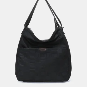 Bolso multifuncional en nylon reciclado negra