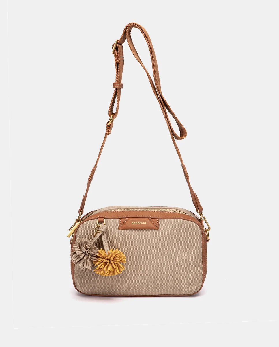 Bandolera pequeña camel