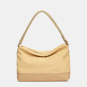 Bolso de hombro pequeño bicolor amarillo