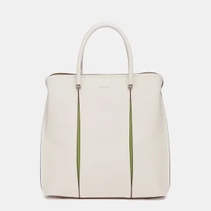 Bolso de mano beige